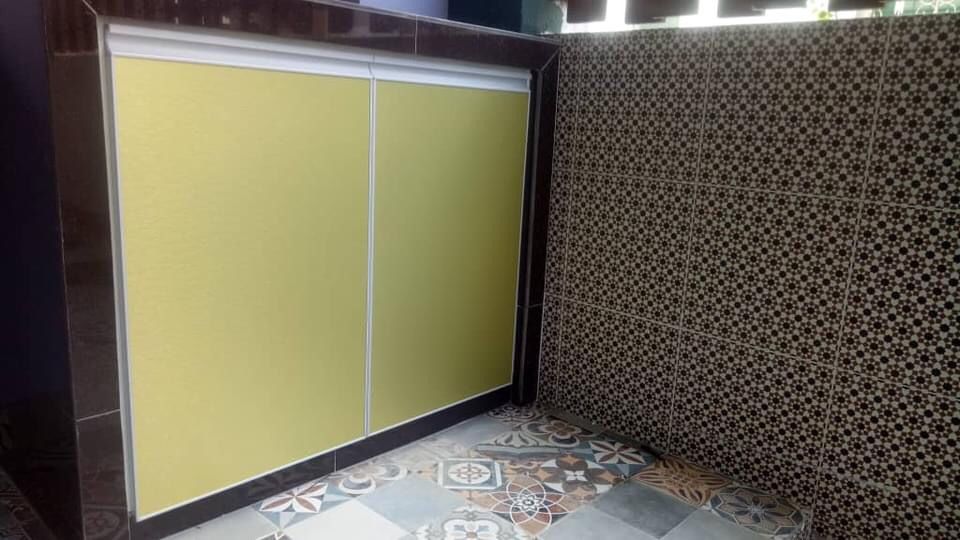 Aluminium cabinet surface installation by SLH